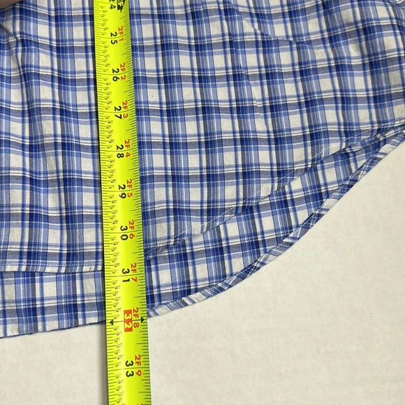 Ralph Lauren Men’s Size XLarge Blue White Button Down Long Sleeve Shirt Office - Picture 8 of 11